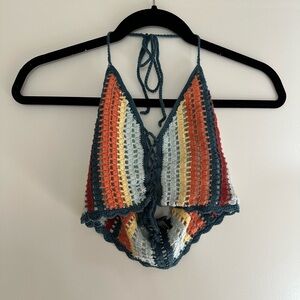 Forever 21 Crochet Crop Top